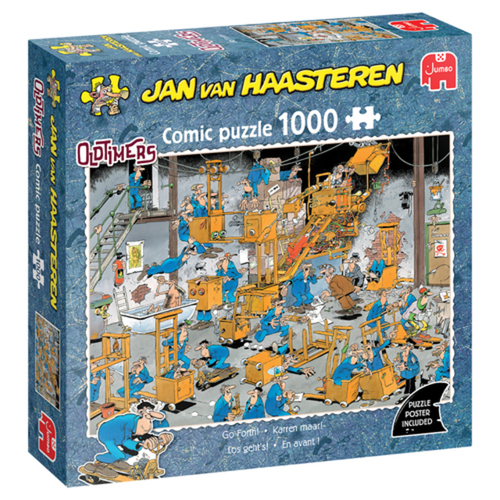 Puzzel JVH Oldtimer Karren Maar! 1000st