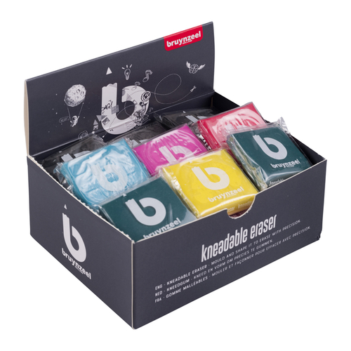 Kneedgum Bruynzeel Teens Display À 36 Stuks Assorti