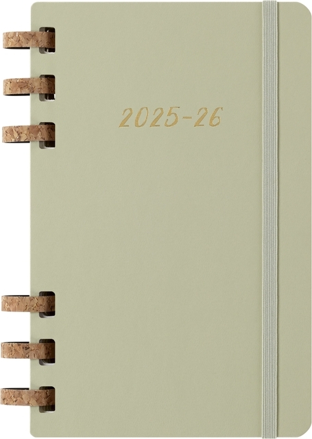 Agenda 2025/2026 Moleskine 12M Academic Weekly 7D/1P Myrtle Large Kiwi