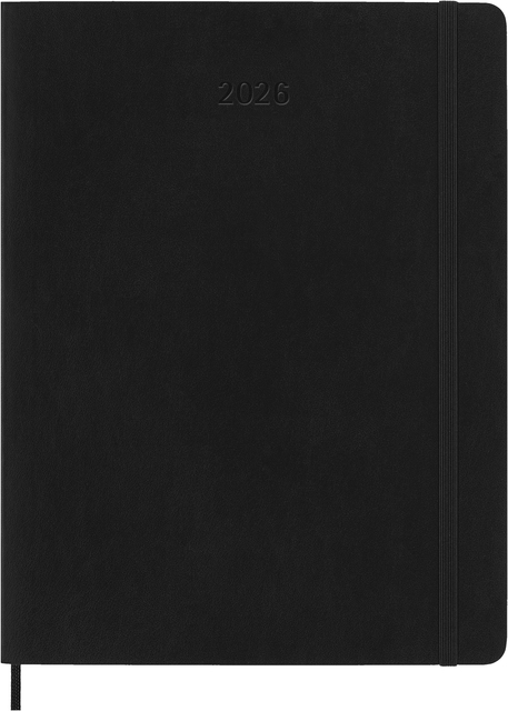 Agenda 2026 Moleskine 12M Planner Weekly 7Dagen/1Pagina XL SC Black