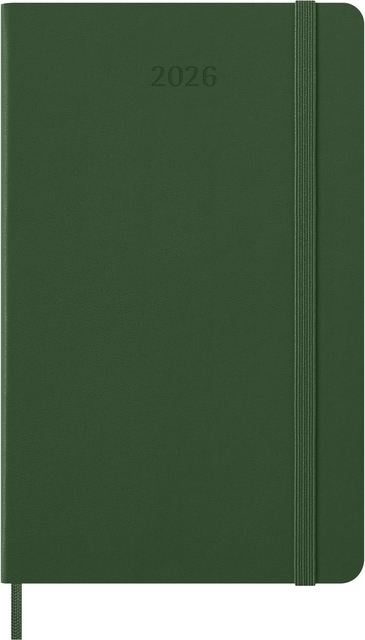 Agenda 2026 Moleskine 12M Planner Weekly 7Dagen/1Pagina Large HC Myrtle Green