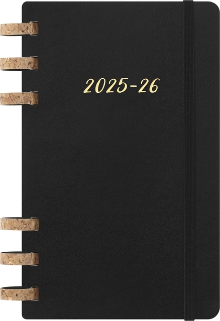 Agenda 2025/2026 Moleskine 12M Academic Weekly 7Dagen/1Pagina Myrtle Large SC Black