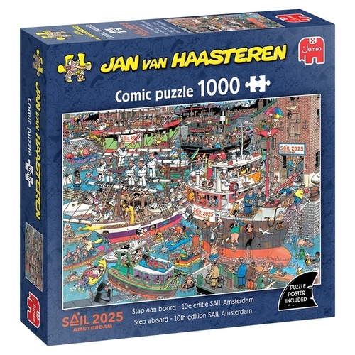 Puzzel JVH Stap Aan Boord 10 Jaar Sail Adam 1000st