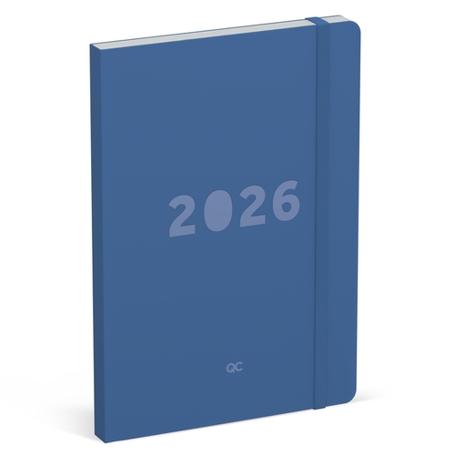 Agenda 2026 Lannoo Bureau A5 QC Colour 7Dagen/2Pagina's Blauw