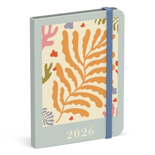 Agenda 2026 Lannoo 110X150 Papier Découpé 7Dagen/2Pagina's Blauw