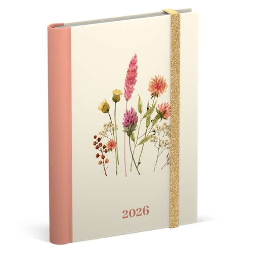 Agenda 2026 Lannoo 120X160 Flowers Bouquet 7Dagen/2Pagina's Wit