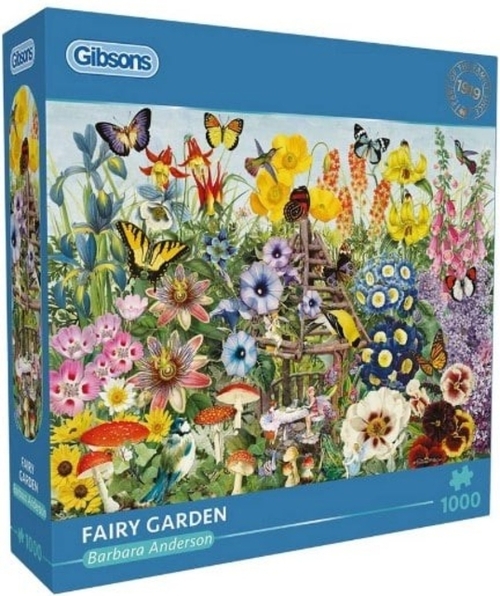Puzzel Gibsons Fairy Garden 1000 Stukjes