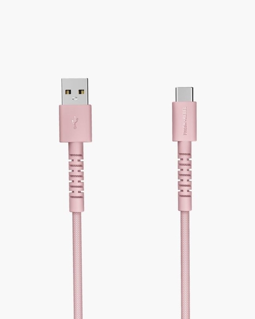 Cable Usb-A Usb-C 2M Pastel Pink Fresh N Rebel