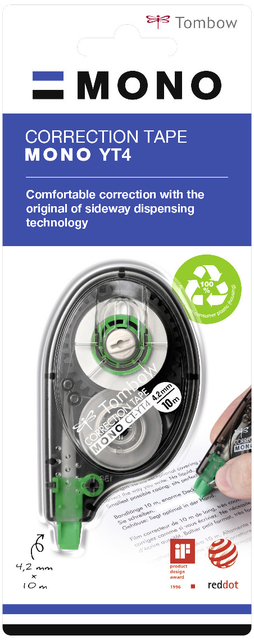 Correctietape Tombow Mono Zijwaarts 4.2MMX10M