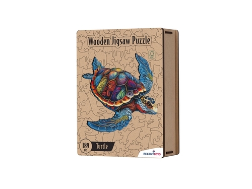 Wooden Jigsaw Puzzle - Turtle
