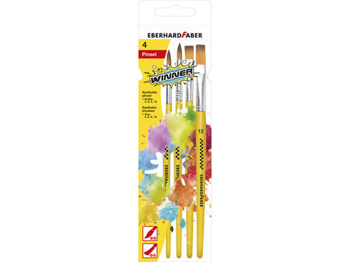 Penselenset Synthetisch Maat 4-6-8-12