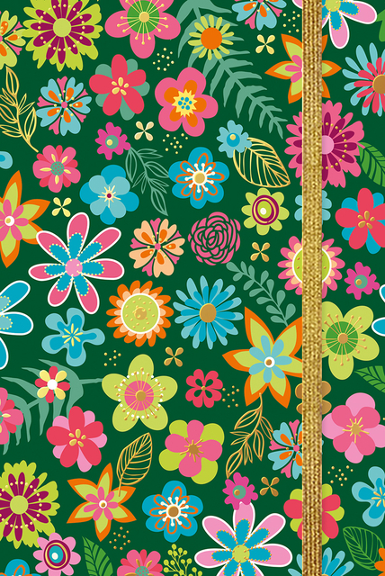 Notitieboekje Bloem Gr./TC/150-110MM/Multi/Papier