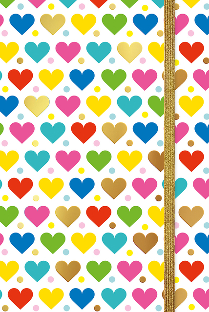 Notitieboekje Hartjes/TC/150-110MM/Multi/Papier