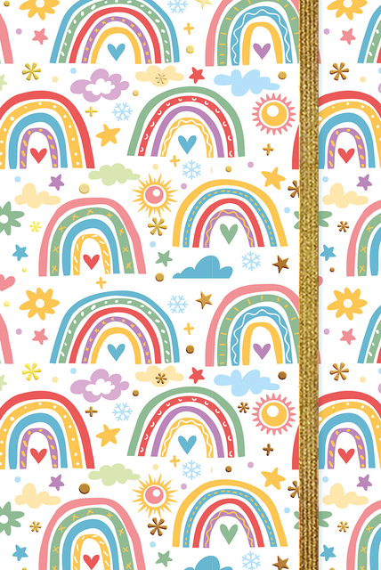 Notitieboekje Regenboog/TC/150-110MM/Multi/Papier