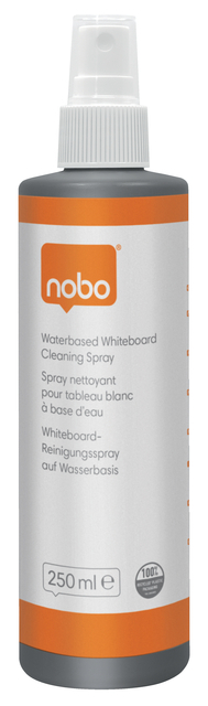 Whiteboardreinigingsspray Nobo Waterbasis 250ML