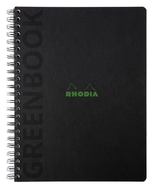 Notitieboek Rhodia Greenbook Recycled A4+ Lijn 160 Pagina's 90GR HC