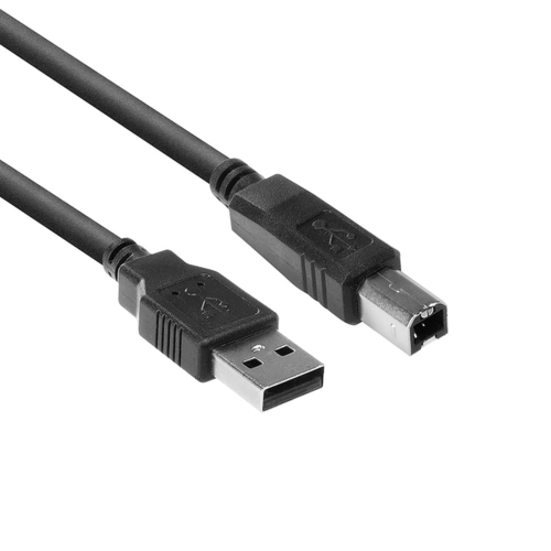 Kabel Act Usb Usb-B 2.0 M Zwart 1.8 Meter