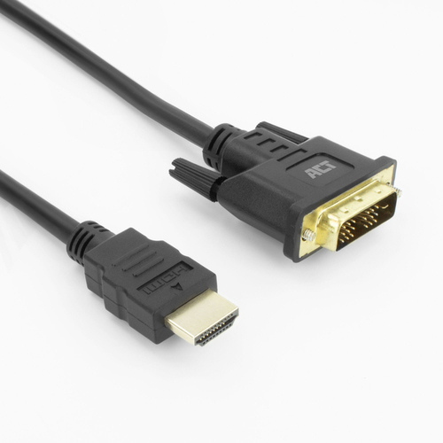 Adapterkabel Act Hdmi-A Male Naar DVI-D Male 1 Meter