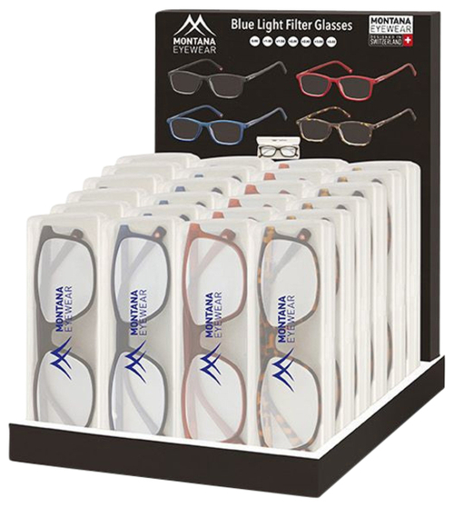 Leesbril Montana Blue Light Filter Assorti