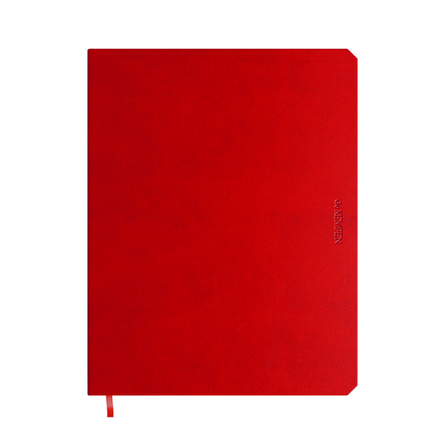 Notitieboek De Kempen Poppy 171X220MM Lijn 192 Pagina's 90GR Rood