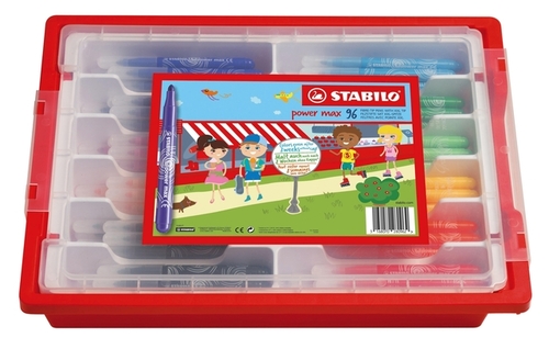 Viltstift Stabilo Power Max 980 Fijn Assorti Classpack À 140 Stuks