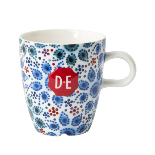 Douwe Egberts Koffiekop Dutch Indigo Dots 150ML, 6 Stuks