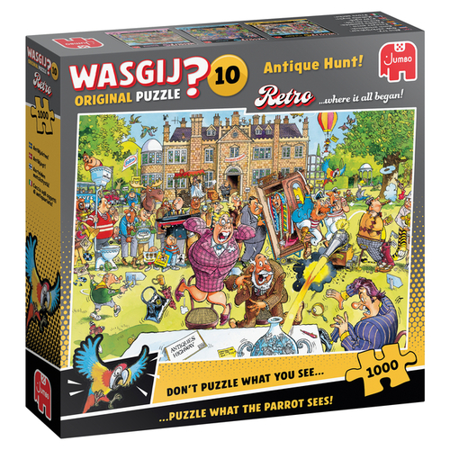 Puzzel Wasgij Retro 10 Antiekjacht! 1000 Stukjes