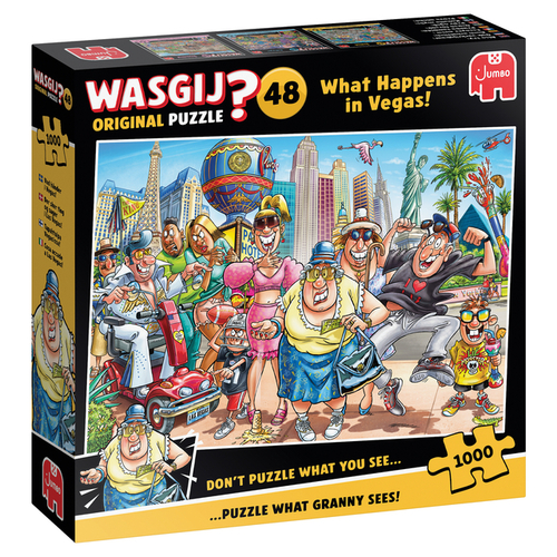 Puzzel Wasgij Original 48 What Happens In Vegas! 1000 Stukjes