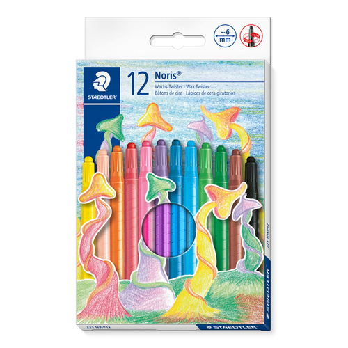 Waxpotlood Staedtler Noris Twister Set À 12 Kleuren