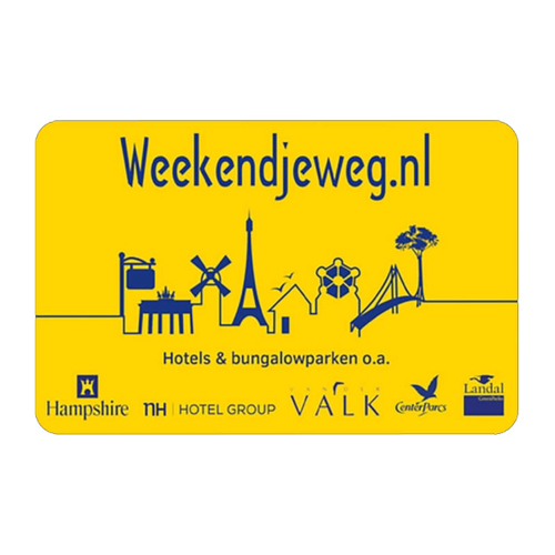 Weekendjeweg.nl Digitale Cadeaukaart