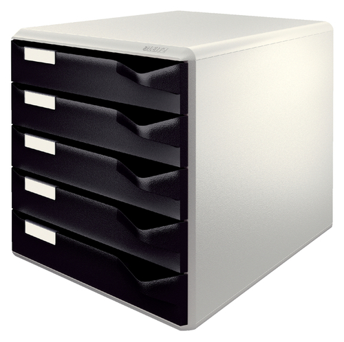 Ladenblok Leitz A4 5 Laden Zwart/Wit