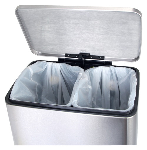 Pedaalemmer Eko E-Cube 9+10 Liter RVS