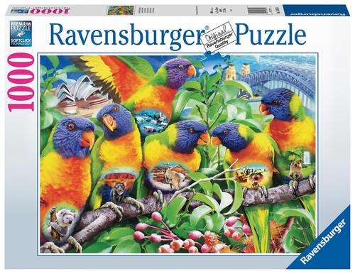 Ravensburger Land Van De Lorikeets Puzzel - 1000 Stukjes