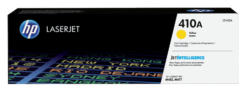 Tonercartridge HP CF412A 410A Geel