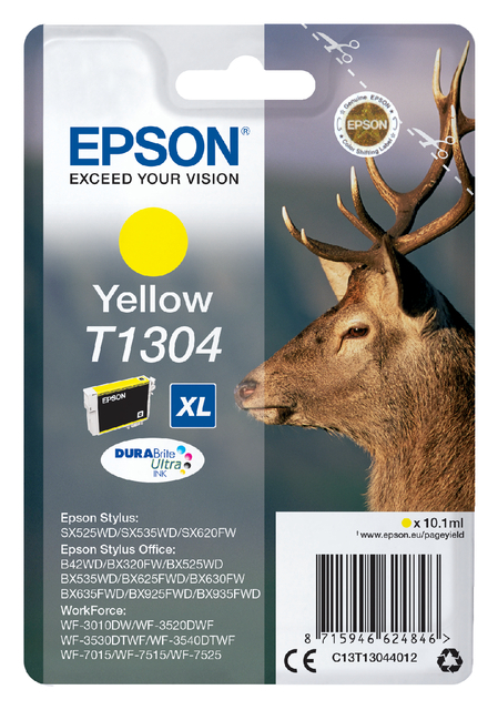 Inktcartridge Epson T1304 Geel
