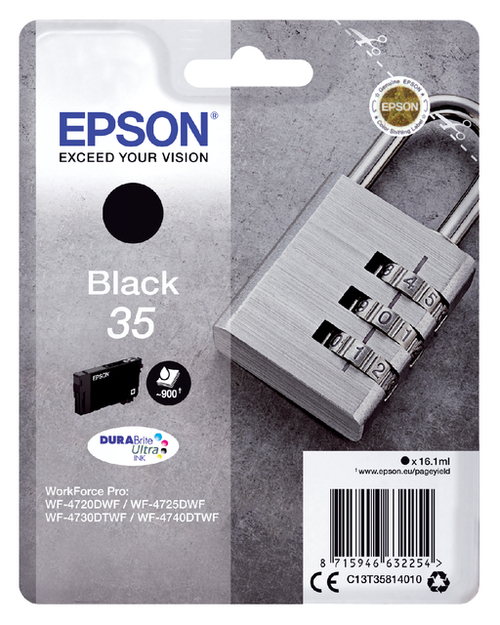 Inktcartridge Epson 35 T3581 Zwart