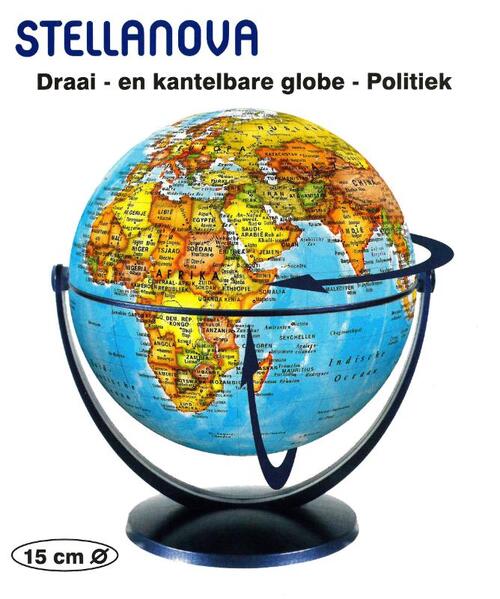Globe 15 CM Pol. Draai & Kantel