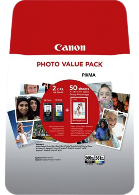 Inktcartridge Canon PG-560XL CL-561XL Photo Value