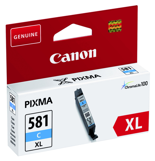 Inktcartridge Canon CLI-581XL Blauw