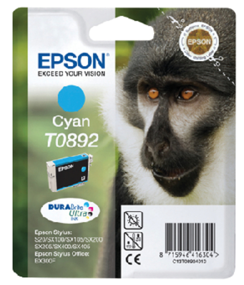 Inktcartridge Epson T0892 Blauw