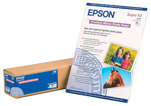 Inkjetpapier Epson S041315 A3 Premium Glans 20Vel