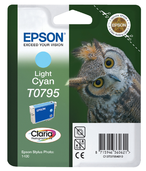 Inktcartridge Epson T0795 Lichtblauw