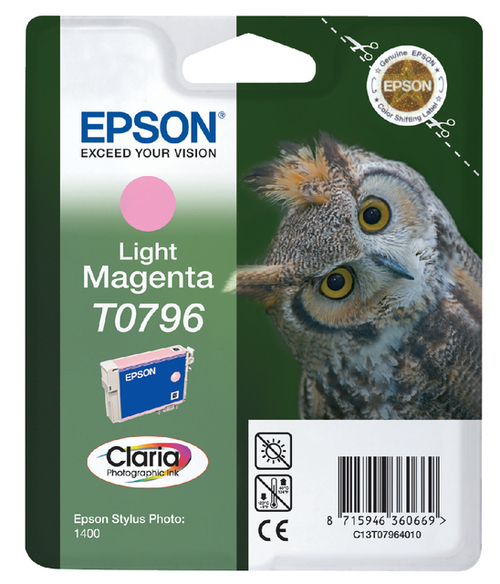 Inktcartridge Epson T0796 Lichtrood