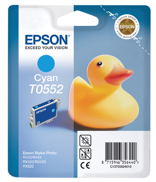 Inktcartridge Epson T0552 Blauw