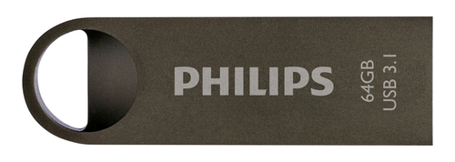 Usb Stick 3.1 Philips Moon Usb-A 64GB Grijs