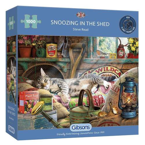 Gibsons - Snoozing In The Shed (1000 Stukjes)