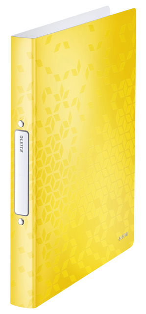 Ringband Leitz Wow A4 2-Rings O-Mechaniek 25MM PP Geel