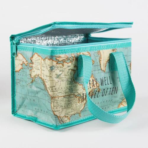Lunch bag RETRO vintage world map