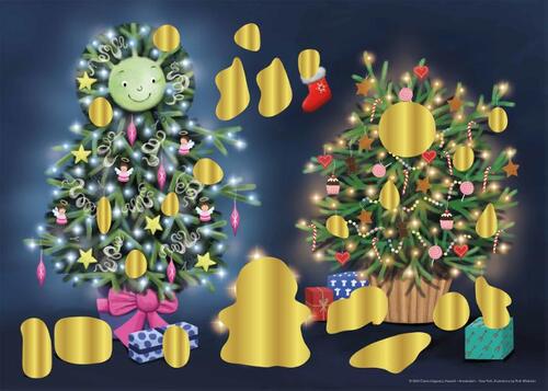 Scratch-off Poster De kleine kerstboom