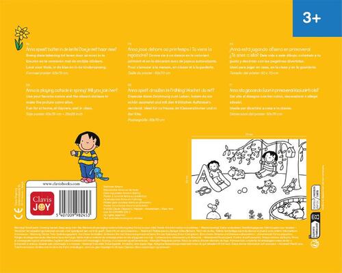 Kleurposter Anna en de lente